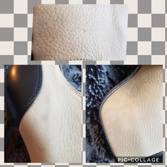 L.A.M.B Chiba Lace Front Black and Tan Peep Toe - Picture 7 of 8